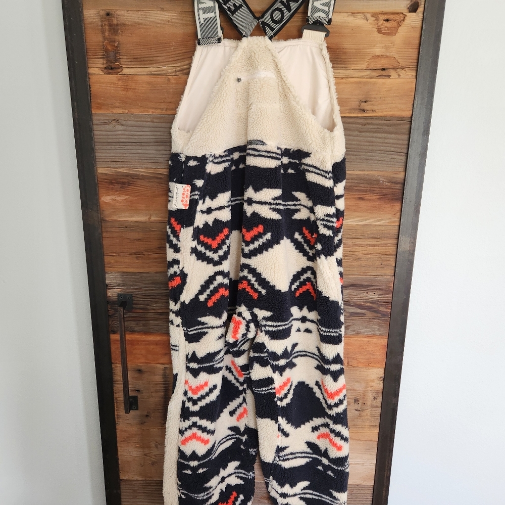 NWT S Free People Movement Hit TheSlopes Salopette Fleece Overalls - Picture 4 of 5